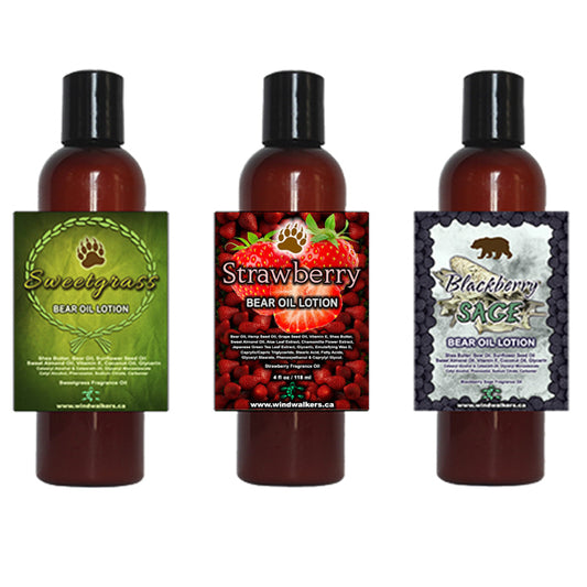 Bear Oil Lotions (Canada Only)