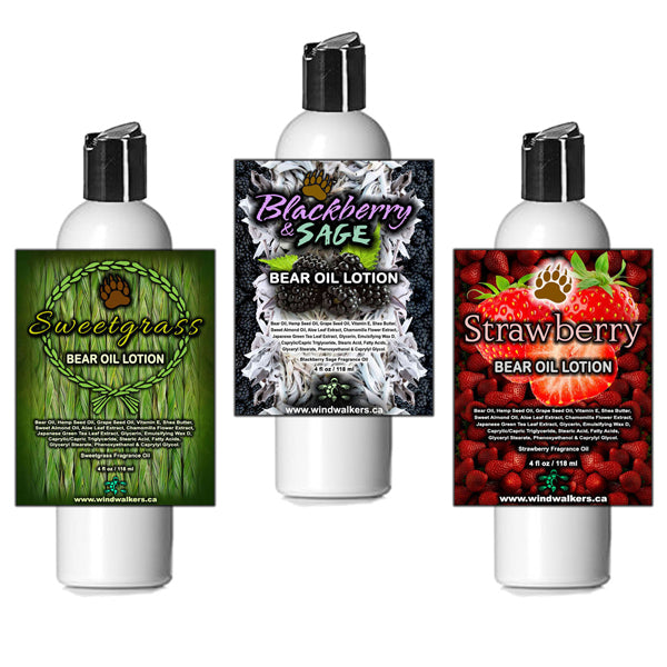 Bear Oil Lotions (Canada Only)